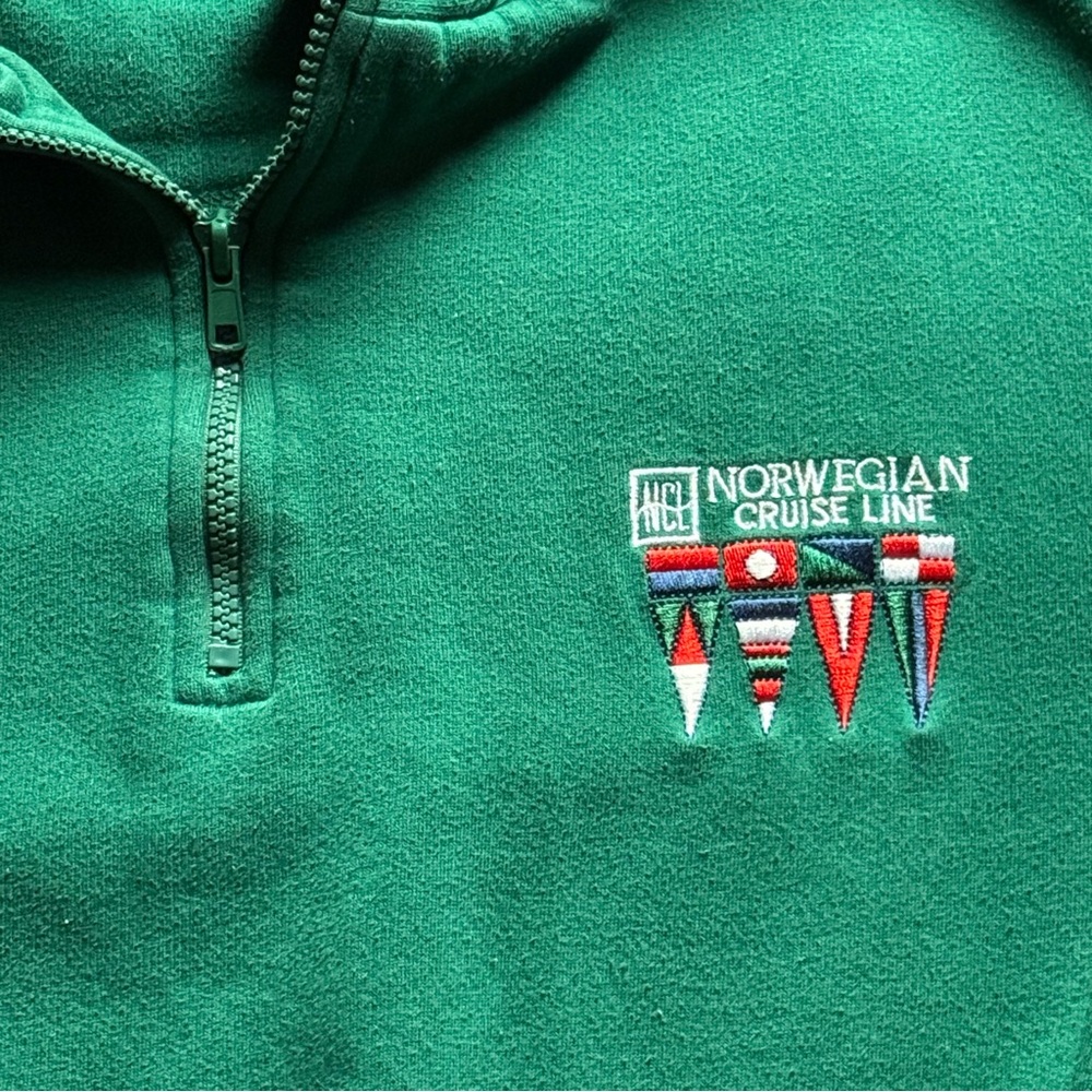 Vintage Norwegian Cruise Line Men’s Quarter-Zip